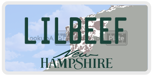 LILBEEF  license plate in NH