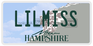 LILMISS  license plate in NH