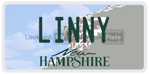 LINNY  license plate in NH