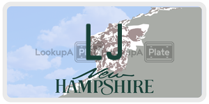 LJ  license plate in NH