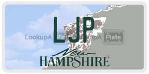 LJP  license plate in NH