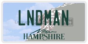 LNDMAN  license plate in NH