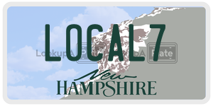LOCAL7  license plate in NH
