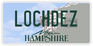 LOCHDEZ  license plate in NH
