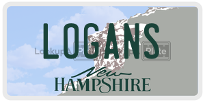 LOGANS  license plate in NH