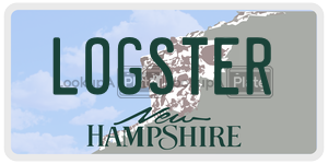 LOGSTER  license plate in NH