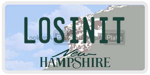LOSINIT  license plate in NH