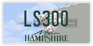 LS3OO  license plate in NH