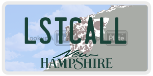 LSTCALL  license plate in NH