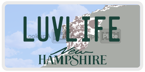 LUVLIFE  license plate in NH