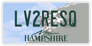 LV2RESQ  license plate in NH