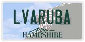 LVARUBA  license plate in NH