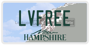 LVFREE  license plate in NH