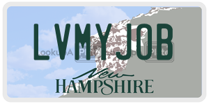 LVMYJOB  license plate in NH