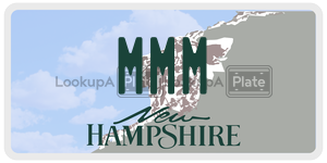 M-M-M  license plate in NH