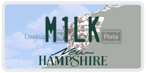M1LK  license plate in NH