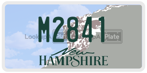 M2841  license plate in NH