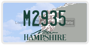 M2935  license plate in NH