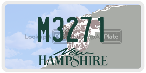 M3271  license plate in NH