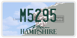 M5295  license plate in NH