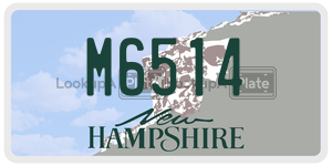M6514  license plate in NH