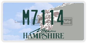 M7114  license plate in NH