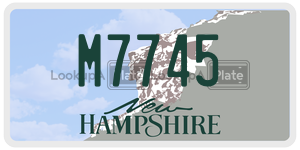 M7745  license plate in NH