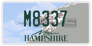 M8337  license plate in NH