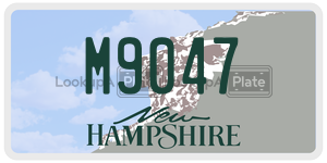 M9047  license plate in NH