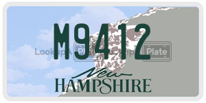 M9412  license plate in NH