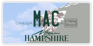 MAC  license plate in NH