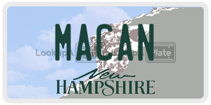 MACAN  license plate in NH