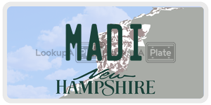 MADI  license plate in NH