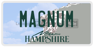 MAGNUM license plate in New Hampshire