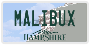 MALIBUX  license plate in NH