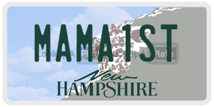 MAMA1ST  license plate in NH
