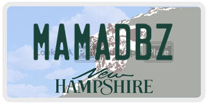 MAMADBZ  license plate in NH