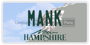 MANK  license plate in NH