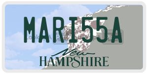 MARI55A  license plate in NH