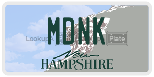 MDNK  license plate in NH