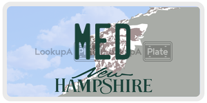 MED  license plate in NH