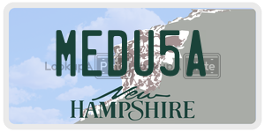 MEDU5A  license plate in NH