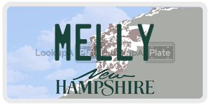 MELLY  license plate in NH