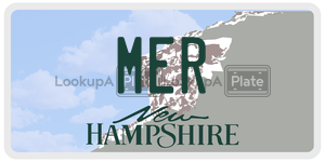 MER  license plate in NH