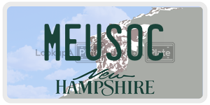 MEUSOC  license plate in NH