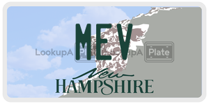 MEV  license plate in NH