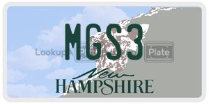 MGS3  license plate in NH