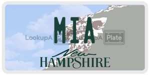 MIA  license plate in NH