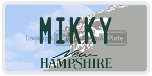 MIKKY  license plate in NH