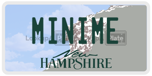 MINIME  license plate in NH